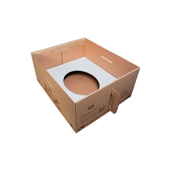CAJA TOMBSTONE ABIERTA CAJA PARA SOMBREROS TOMBSTONE