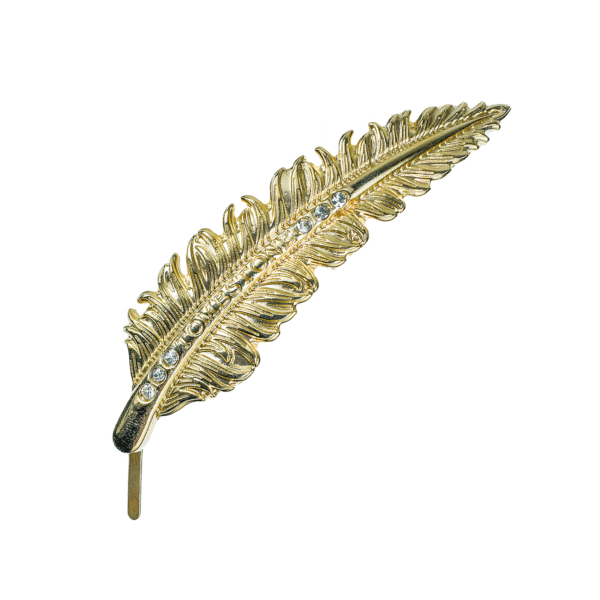PLUMA METALICA ORO BLANCA PLUMA METÁLICA