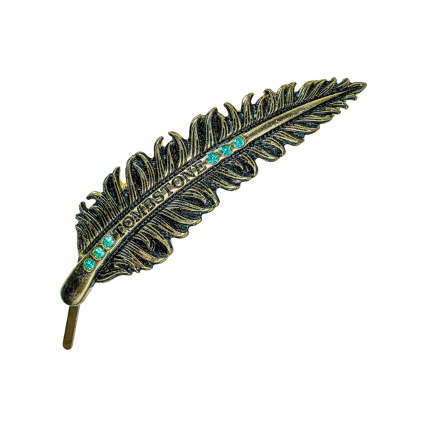 PLUMA METALICA ORO VIEJO AZUL PLUMA METÁLICA ORO VIEJO