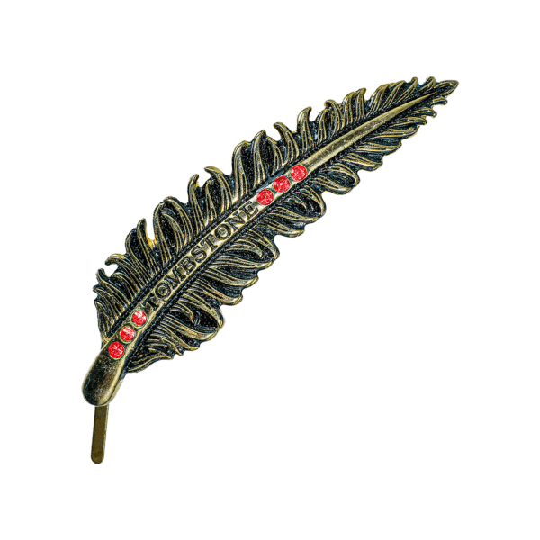 PLUMA METALICA ORO VIEJO ROJO PLUMA METÁLICA ORO VIEJO