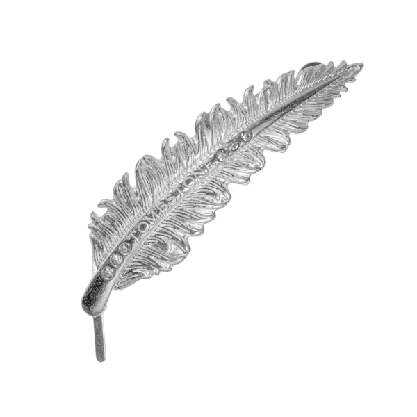 PLUMA METALICA PLATA BLANCO PLUMA METÁLICA PLATA