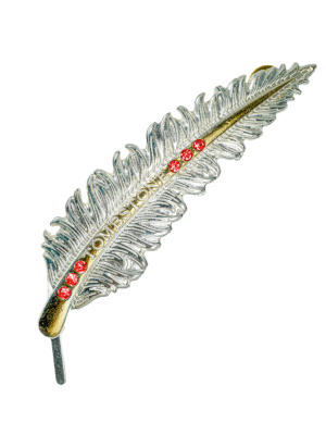 PLUMA METÁLICA PLATA-ORO