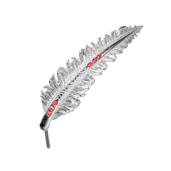 PLUMA METALICA PLATA ROJO PLUMA METÁLICA PLATA