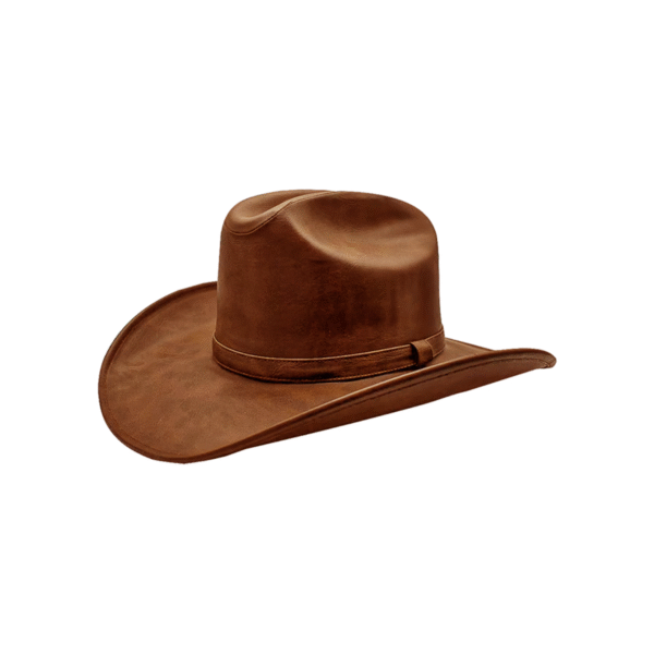 SOMBRERO AMERICANO DE PIEL CAFE SOMBRERO AMERICANO DE PIEL