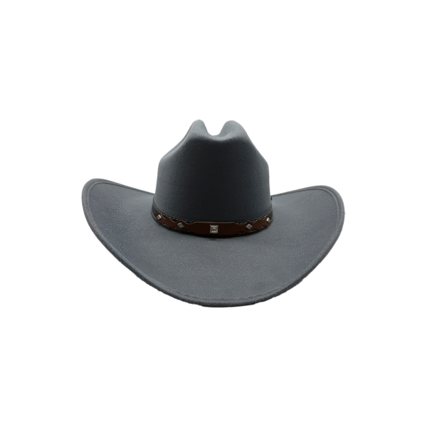 SOMBRERO AMERICANO DUBETINA GRIS FRENTE SOMBRERO AMERICANO DUBETINA