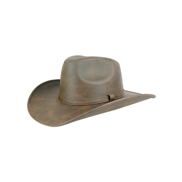 SOMBRERO CALIFORNIA DE PIEL CAFE OSC SOMBRERO CALIFORNIA DE PIEL