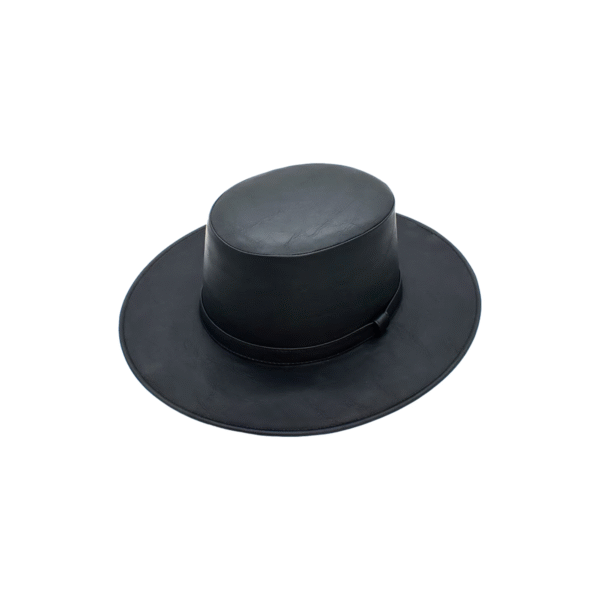 SOMBRERO CORDOBES PIEL NEGRO SOMBRERO CORDOBÉS PIEL