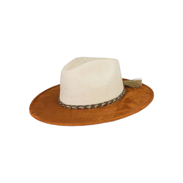 SOMBRERO FEDORA BICOLOR SOMBRERO FEDORA BICOLOR