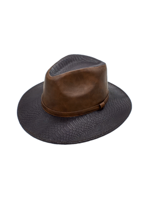 SOMBRERO IMITACIÓN PIEL PITÓN