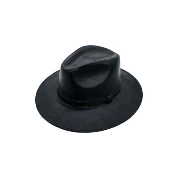 SOMBRERO INDIANA DE PIEL NEGRO SOMBRERO INDIANA PIEL