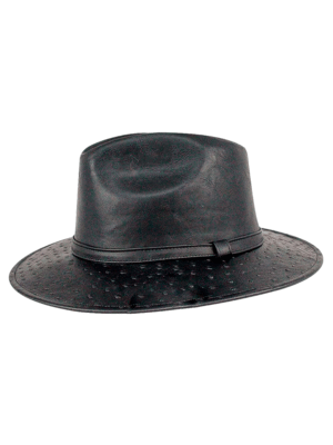 SOMBRERO INDIANA IMITACIÓN PIEL AVESTRUZ