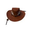 SOMBRERO VAQUETA ESTILO GINA DE PIEL