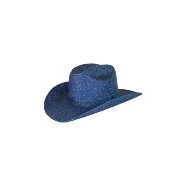 TEXANA VINIPIEL GLITTER BLACK PERFIL TEXANA VINIPIEL BLACK