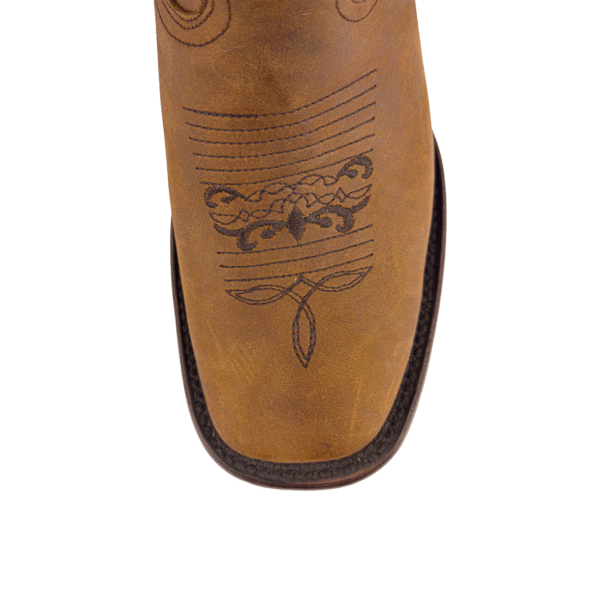 Bota de Piel Laser con Brillos