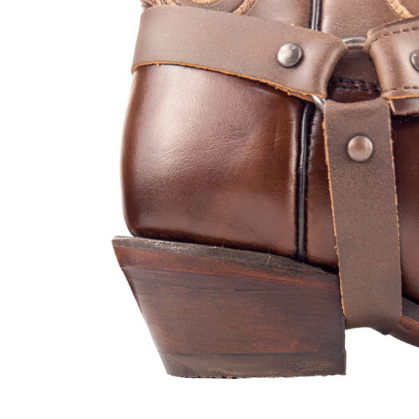 Bota de Piel Laser con Bordado Rodeo con Estribo