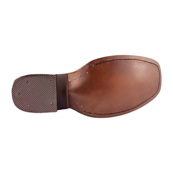 Bota de Piel Laser con Bordado Rodeo con Estribo