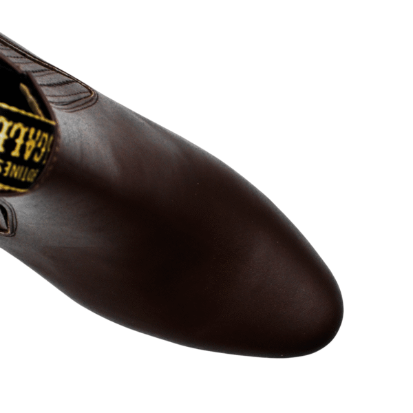 Botin Charro de Piel Cafe