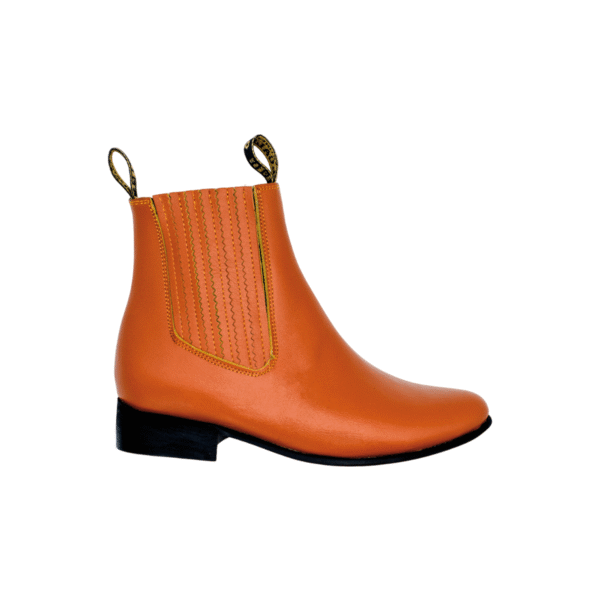Botin Charro de Piel Miel