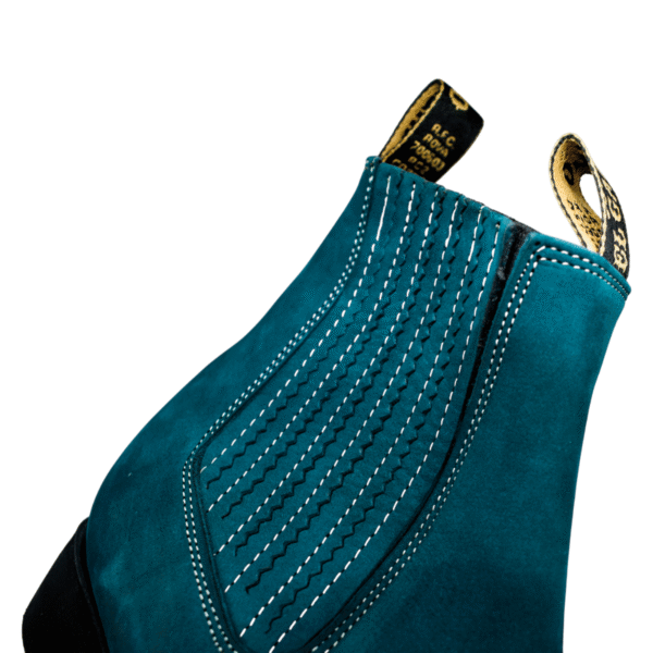 Botín Charro Nubuck Verde