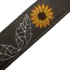 Cinturón Vaquero de Vaqueta Bordado con Girasoles