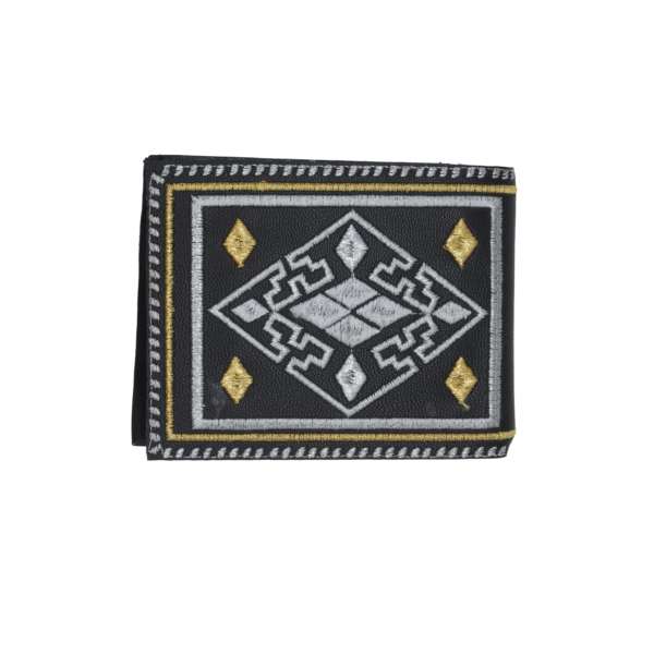 Cartera Bordado con Hilo Metálico