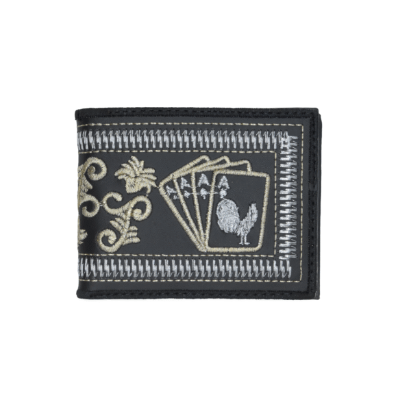 Cartera Bordado con Hilo Metálico
