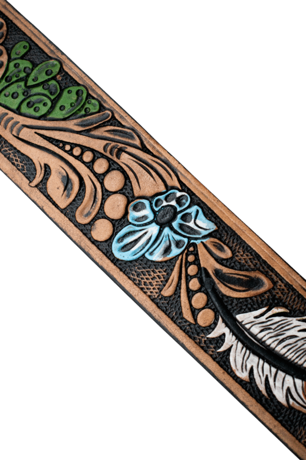 Cinturón Decorado en Color 40mm