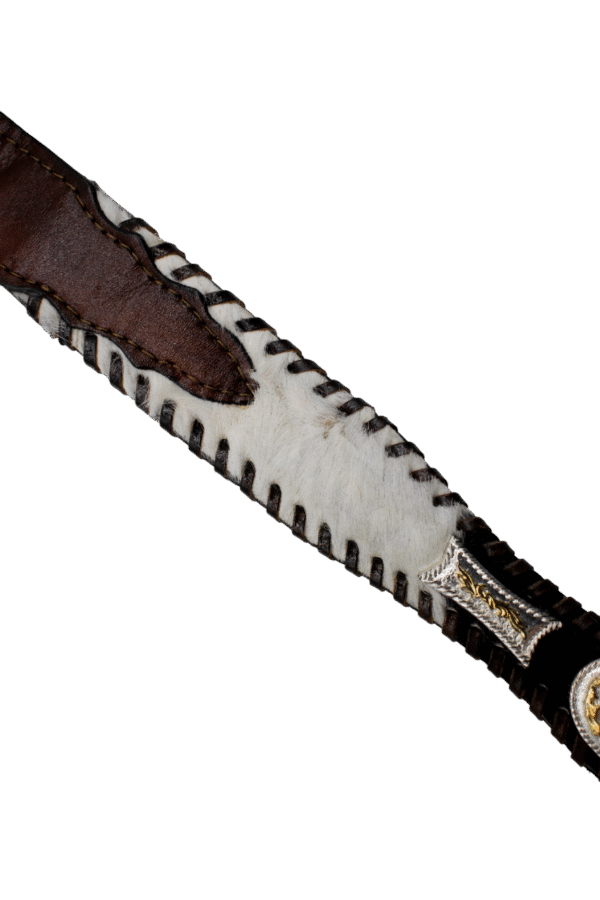 Cinturon Abultado Orleado con Pelo