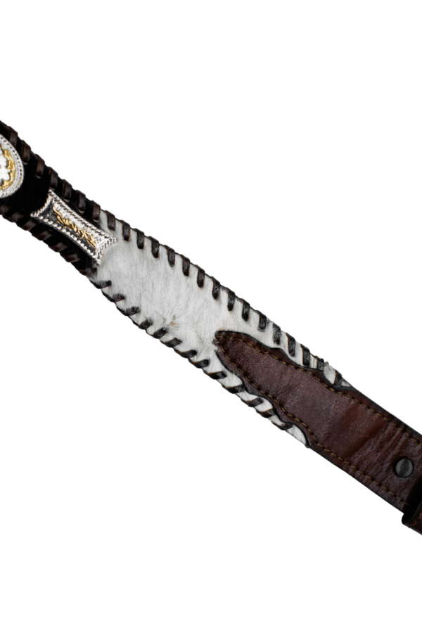 Cinturon Abultado Orleado con Pelo