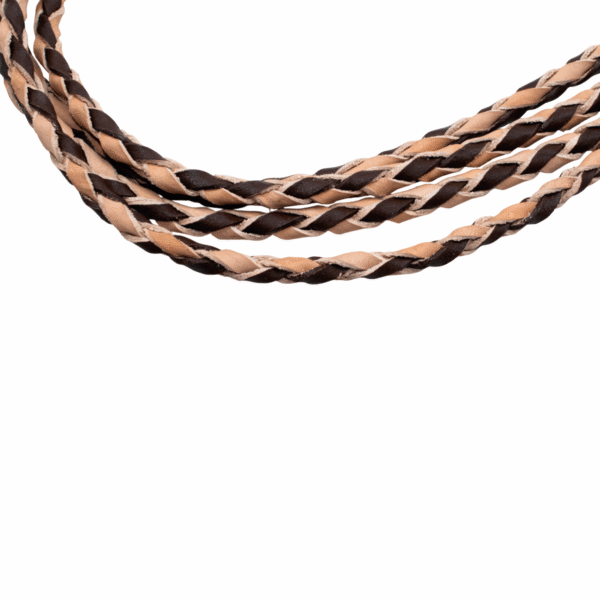 C305-6 CUARTA CUERO PAJUELAS TEJIDA