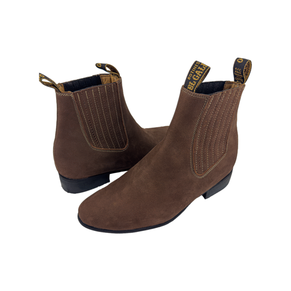 Botin Charro Nubuck Café