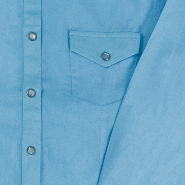 Camisa de Dama Básica Azul Cielo