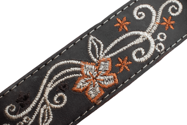 Cinturón Vaquero Bordado con Estrella Verde