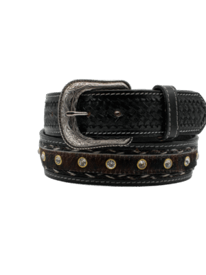 CINTURON ESTILO VAQUERO CON PIEDRAS INCRUSTADAS