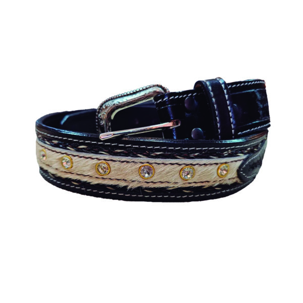 CNT006 CINTO MONCLOVA CON PIEDRAS INCRUSTADAS DE COLOR CLARO