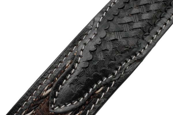 CNT006(3) MUESTRA DE TEXTURA DE CINTO VAQUERO