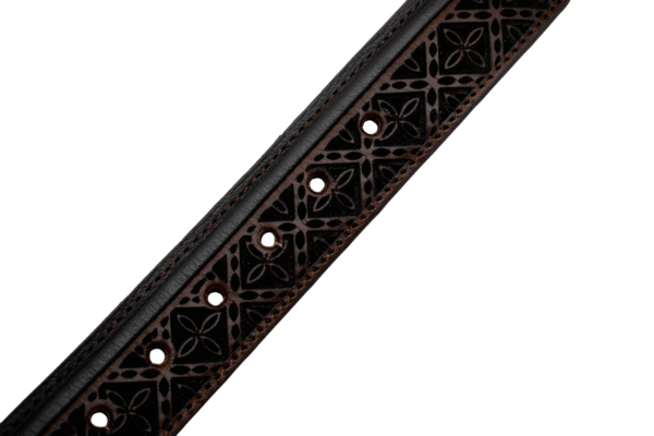 Cinturón Córcega Café con Flores