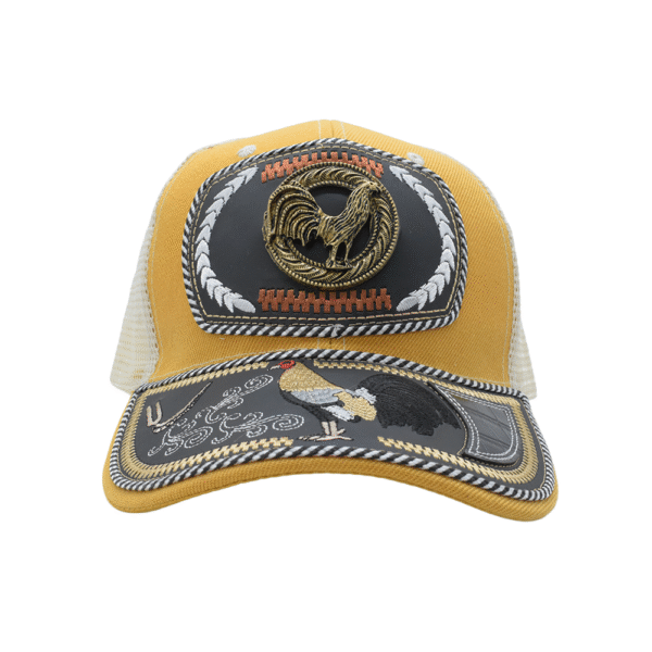 GORRA ESTILO VAQUERA CON FORMA METALICA