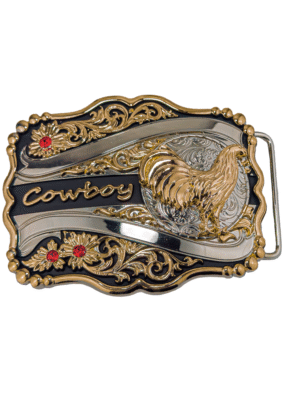 HEBILLA COWBOY FORMA DE GALLO
