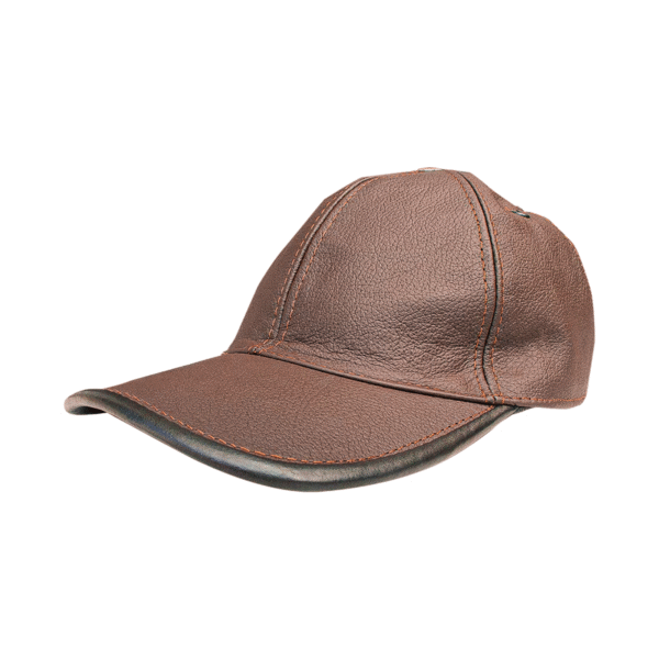 GORRA DE PIEL CAFE CLARO GORRA DE PIEL