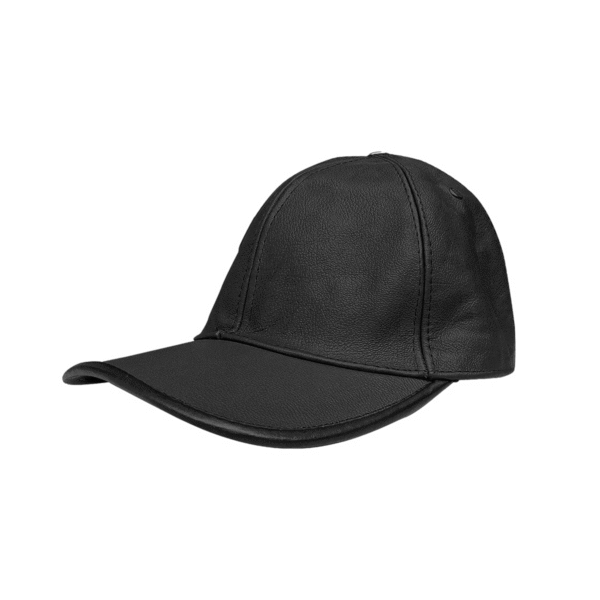 GORRA DE PIEL NEGRO GORRA DE PIEL