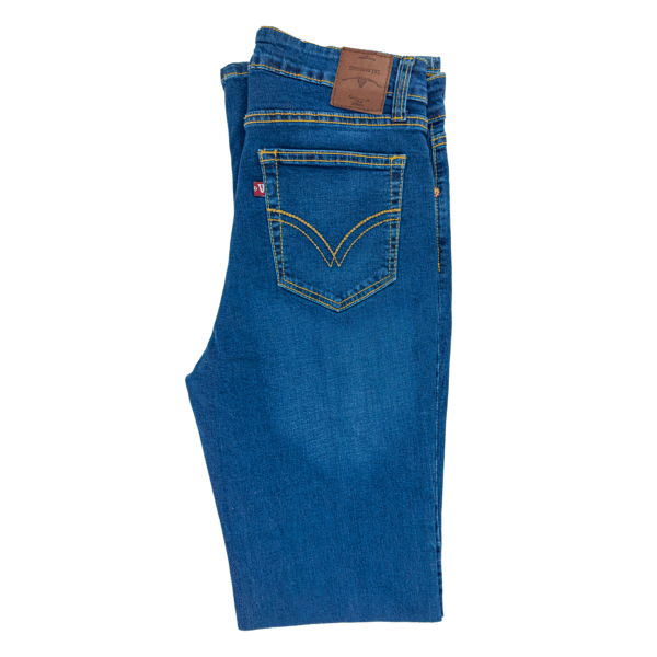 PANTALON VAQUERO EN COLOR AZUL