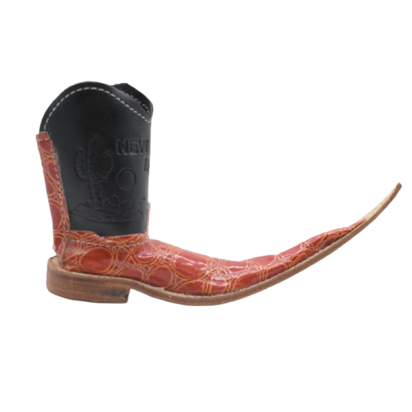 Porta Tequilero de Piel Exótica Bota Larga