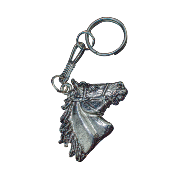 Llavero Metálico de Cabeza de Caballo