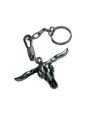 Llavero Metálico de Cráneo
