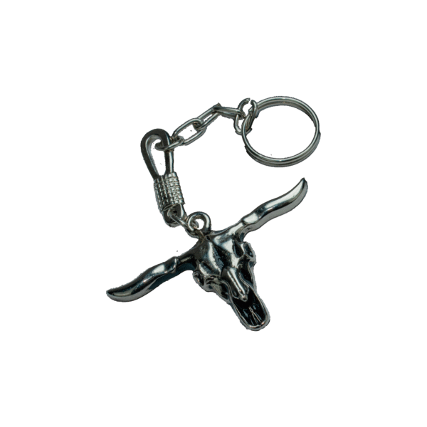 Llavero Metálico de Cráneo