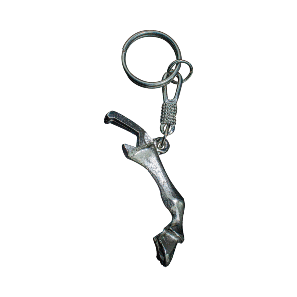 Llavero Metálico de Pata de Caballo