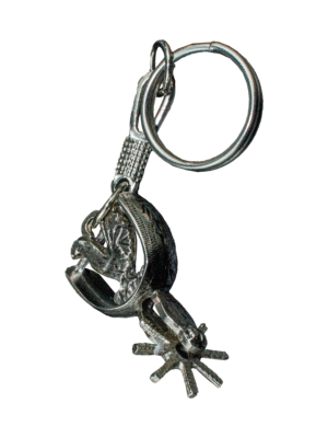 Llavero Metálico de Espuelas con Gallo