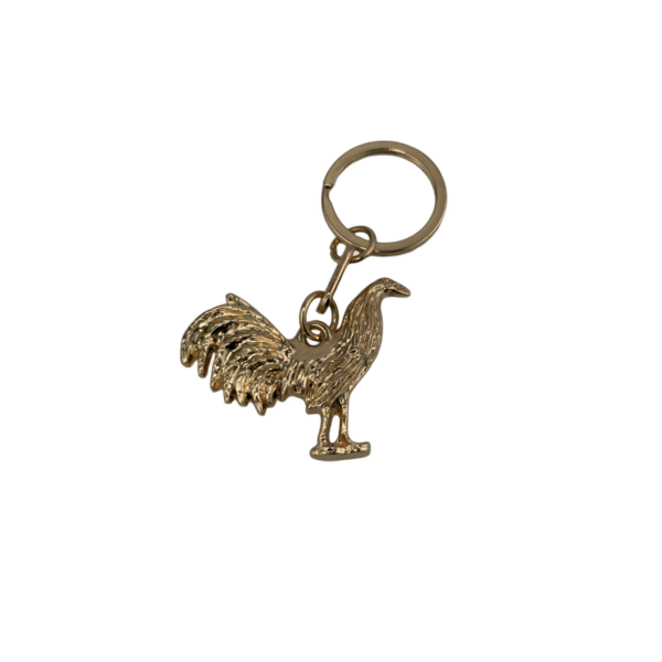 Llavero de Gallo Dorado