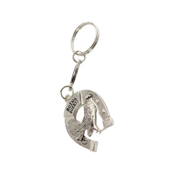 Llavero Metálico de Herradura de Gallo